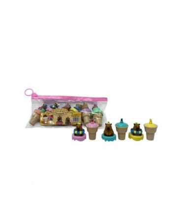 MARCADOR 6PCS CAPIBARA HEL. (SY661-A03)