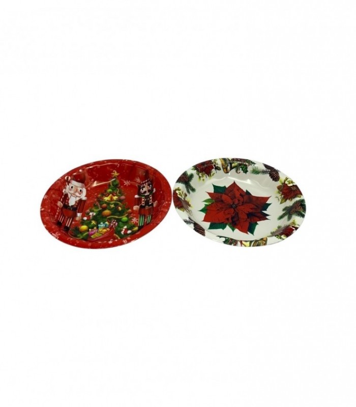 BANDEJA NAVIDAD RED. 27CM. (SUP0393)