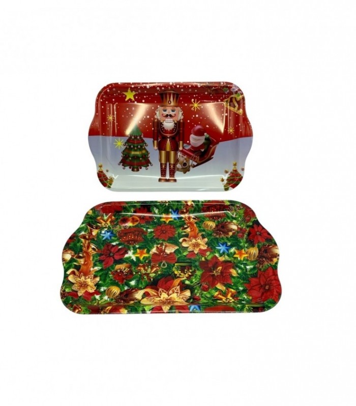 BANDEJA NAVIDAD RECT. 26.5 X40CM. (SUP0399)