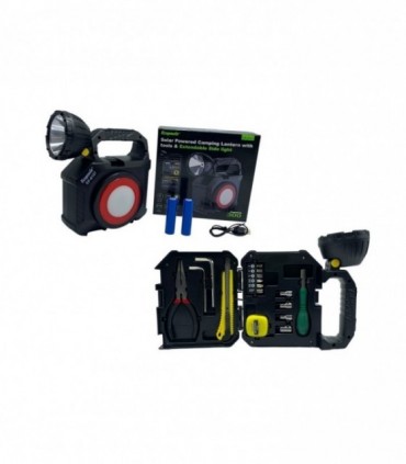 LINTERNA 300L. C/ USB Y SOLAR (EP8157)