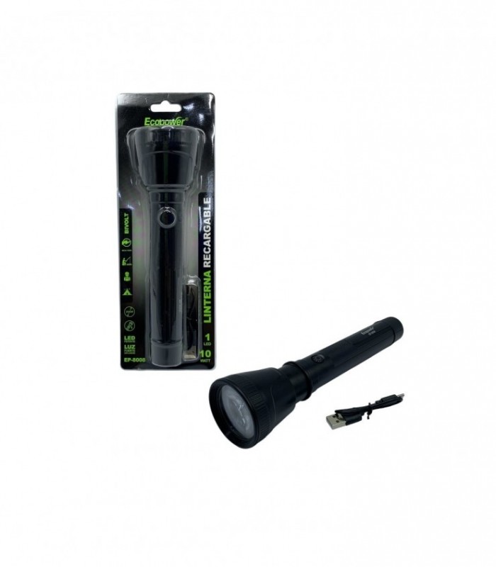 LINTERNA 1LED C/ USB. (EP8008)