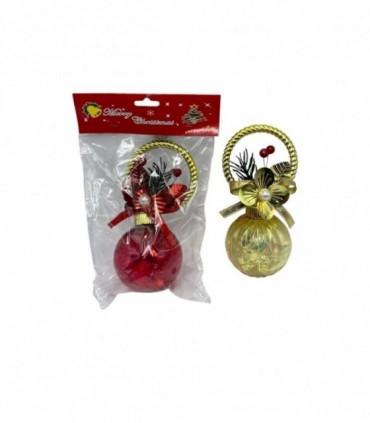 NAVIDAD PELOTA 1PCS (MMHH25-22/42)