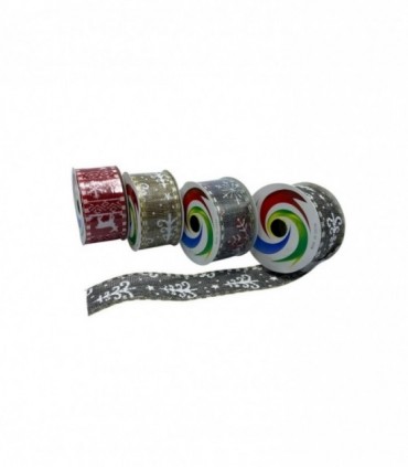 NAVIDAD CINTA 2.7M.X3.8CM. (49462)