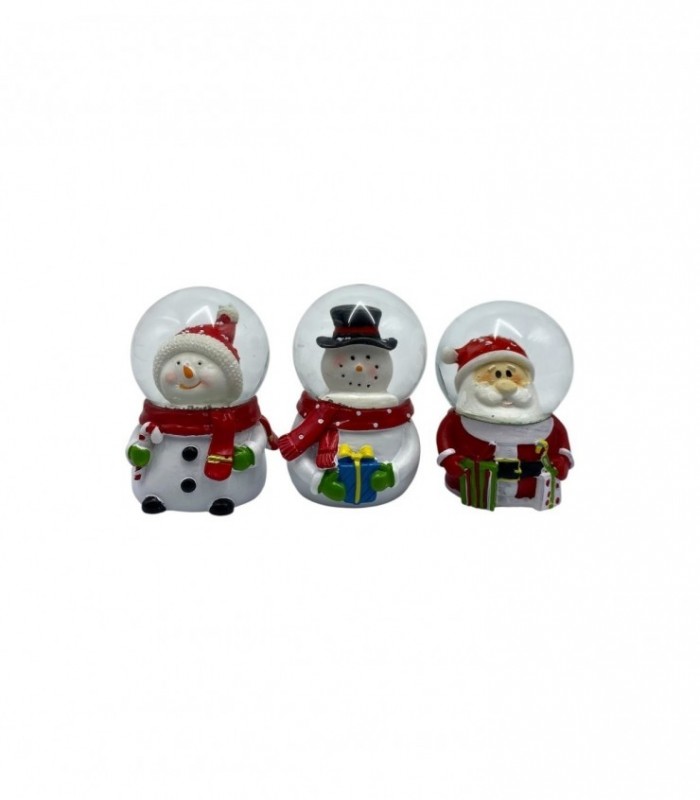 NAVIDAD PELOTA DE VIDRIO 1PCS (SUP0360)