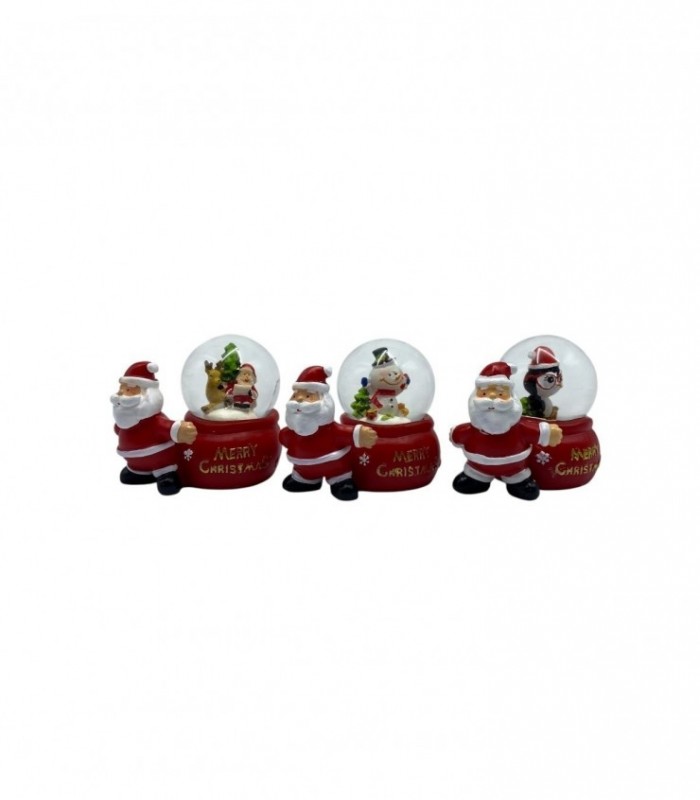 NAVIDAD PELOTA DE VIDRIO 1PCS (SUP0359)