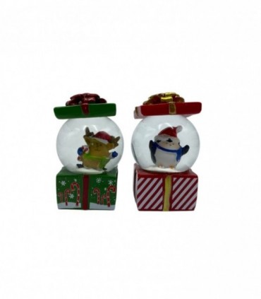 NAVIDAD PELOTA DE VIDRIO 1PCS (SL131)
