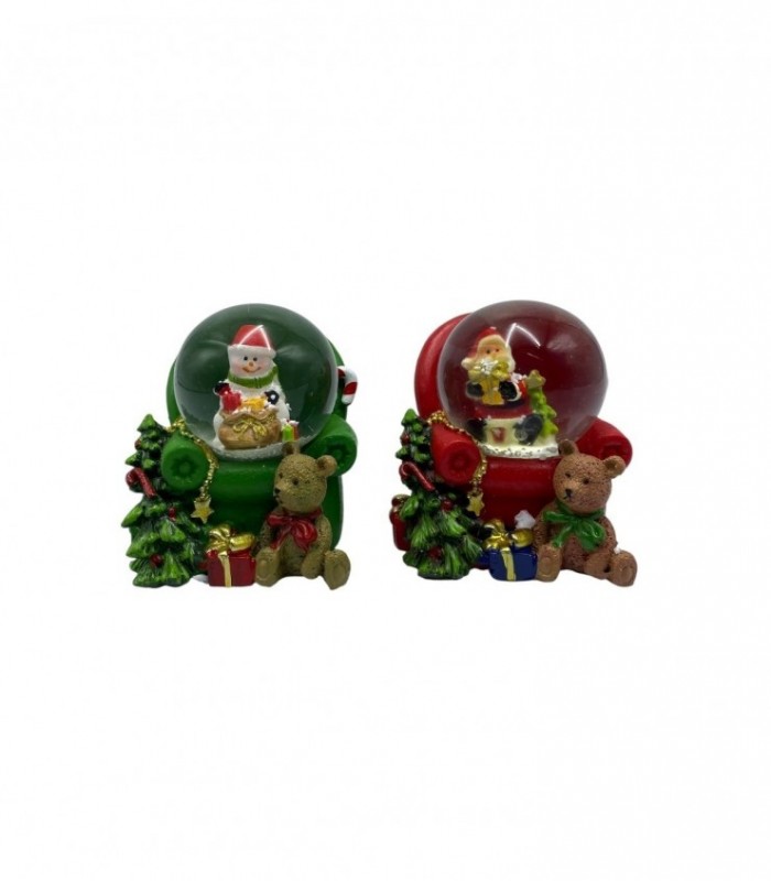 NAVIDAD PELOTA DE VIDRIO 1PCS (SUP0357)