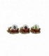 NAVIDAD PELOTA DE VIDRIO 1PCS (SUP0362)