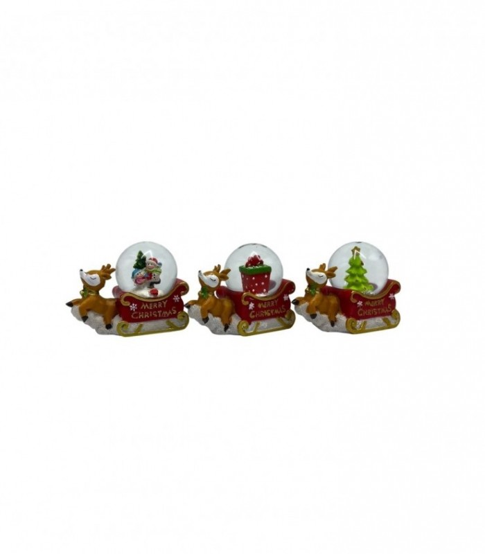 NAVIDAD PELOTA DE VIDRIO 1PCS (SUP0362)