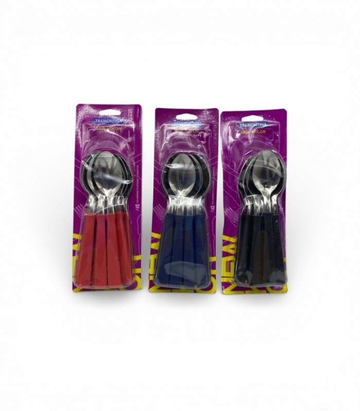 CUCHARA NEW COLOR 12PCS (23163)