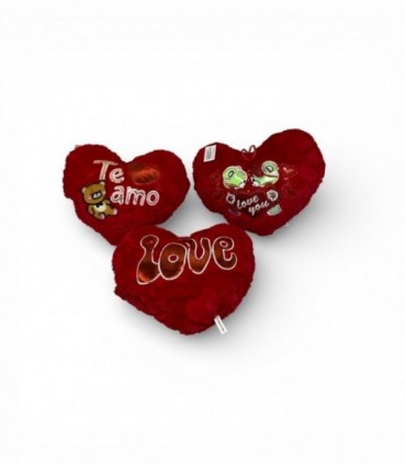 PELUCHE CORAZON 30CM. (G25-1594-2V)