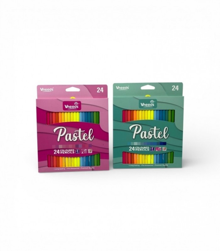 LAPIZ DE COLOR PASTEL 24PCS (V06118)