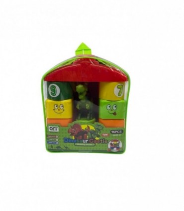 BOLSA ROMPECABEZA DINO. 16PCS (6950)