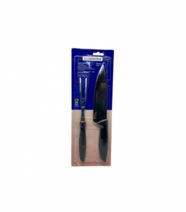 CUCHILLO C/ TENEDOR  TRAMON. 2P (23498/010)