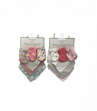 BABERO C/ GUANTE P/ BEBE 6PCS (145960)