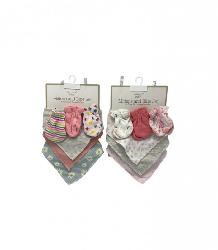 BABERO C/ GUANTE P/ BEBE 6PCS (145960)