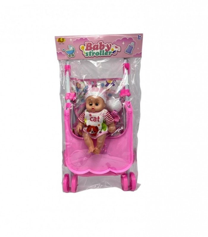 CARRITO P/ MUNECA METAL C/ B (6611F-2C)
