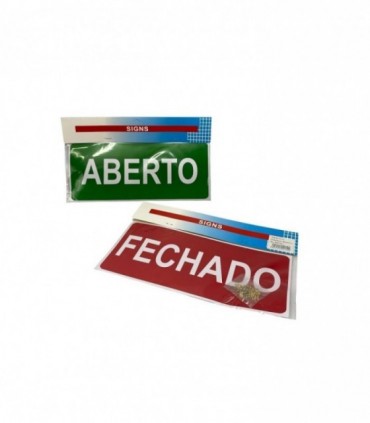 CARTEL FECHADO ABERTO (PL110)