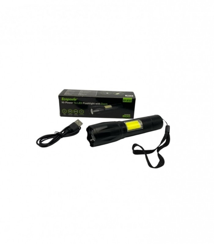 LINTERNA RECAR. C/ USB. (EP8103)
