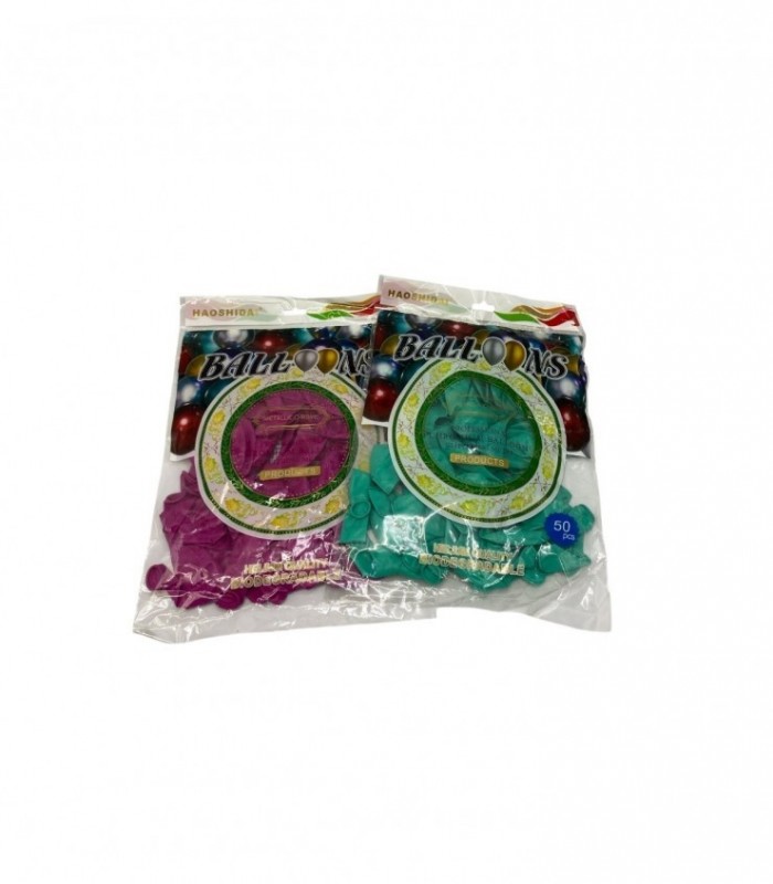 GLOBO 50PCS METALIZADO 9  (SUP0281)