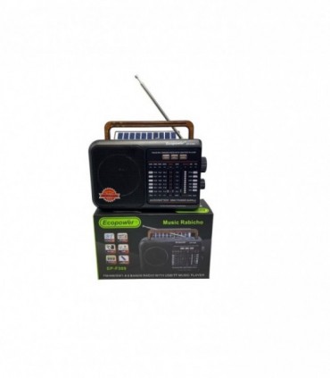 RADIO C/ USB 110-220V Y SOLAR (EPF309)
