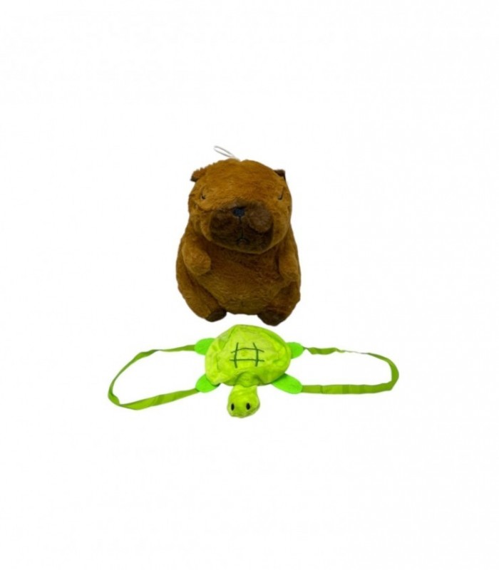 PELUCHE CAPIBARA C/ MOCHILA 23CM. (XL008)
