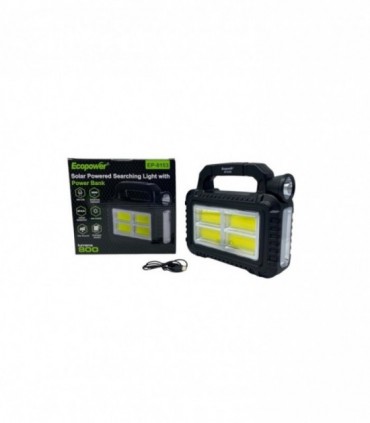 LINTERNA 800L. C/ USB Y SOLAR (EP8153)