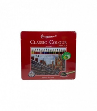 LAPIZ DE COLOR 24PCS EN LATA (G-MT24)