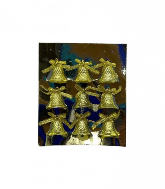 NAVIDAD CAMPANA 9PCS (XG25037)