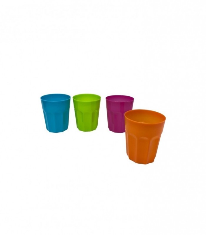 VASO DE PLASTICO 4PCS (SUP2345)