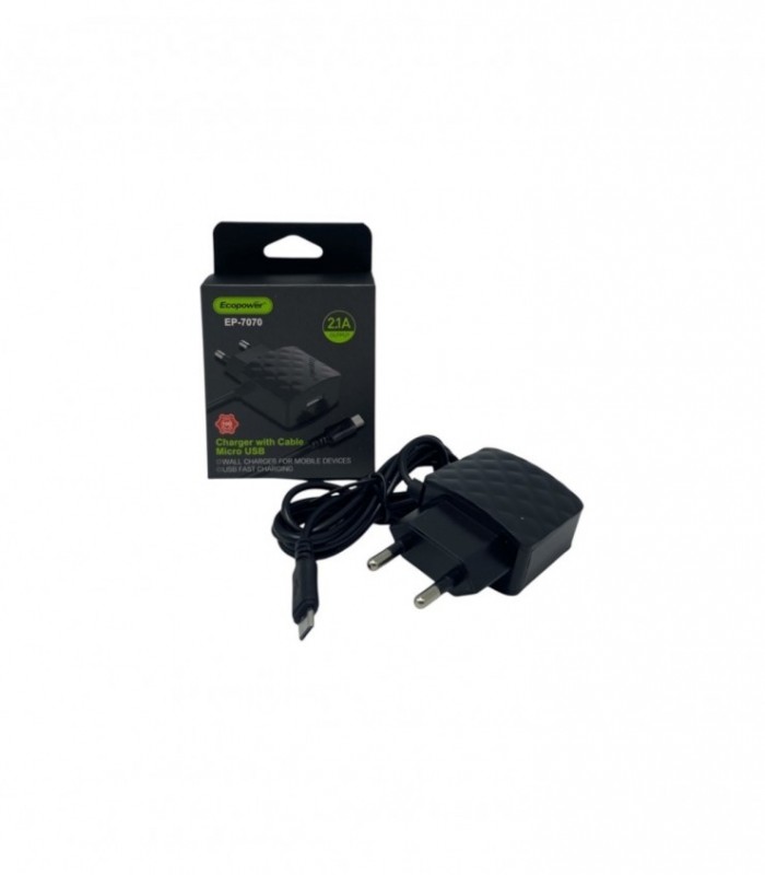 CARGADOR P/ CELULAR TIPO  V8  (EP7070)