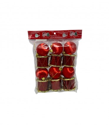 NAVIDAD PELOTA 12PCS (SUP1885)
