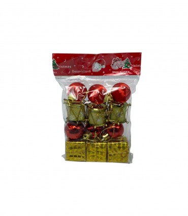NAVIDAD PELOTA 12PCS (SUP1887)