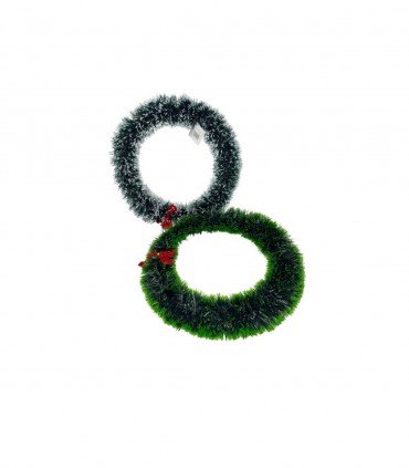NAVIDAD CORONA 40CM. GR. (SUP2081)