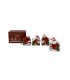 PAPA NOEL C/ CASA Y LUZ 4PCS (SUP1903)