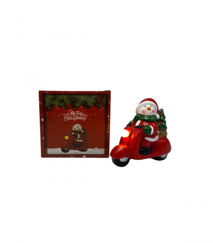 PAPA NOEL C/ MOTO Y LUZ (SUP1901)