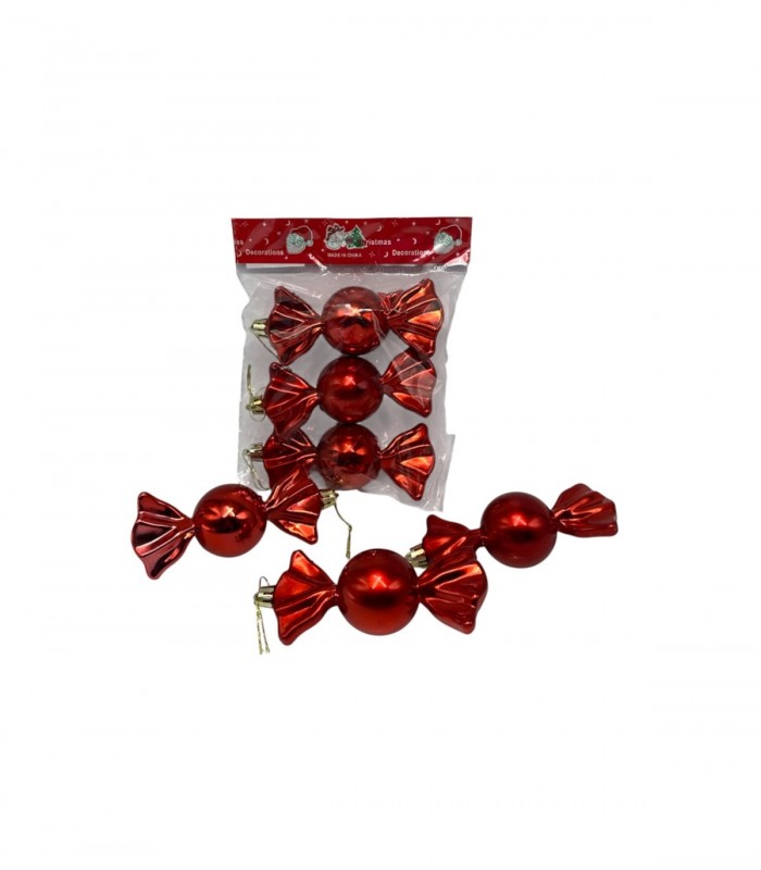 NAVIDAD CARAMELO 3PCS (SUP2369)