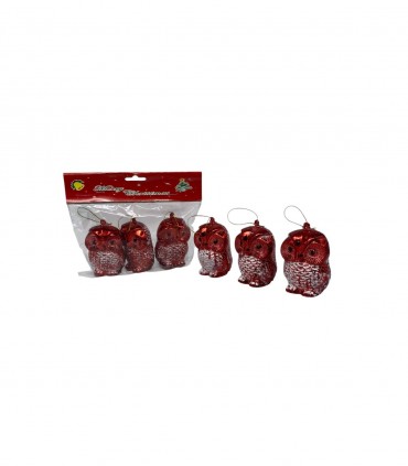 NAVIDAD LECHUZA 3PCS (SUP2376)