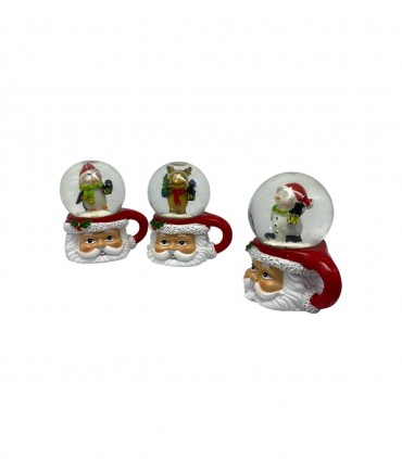 NAVIDAD PELOTA DE VIDRIO 1PCS (SUP1899)