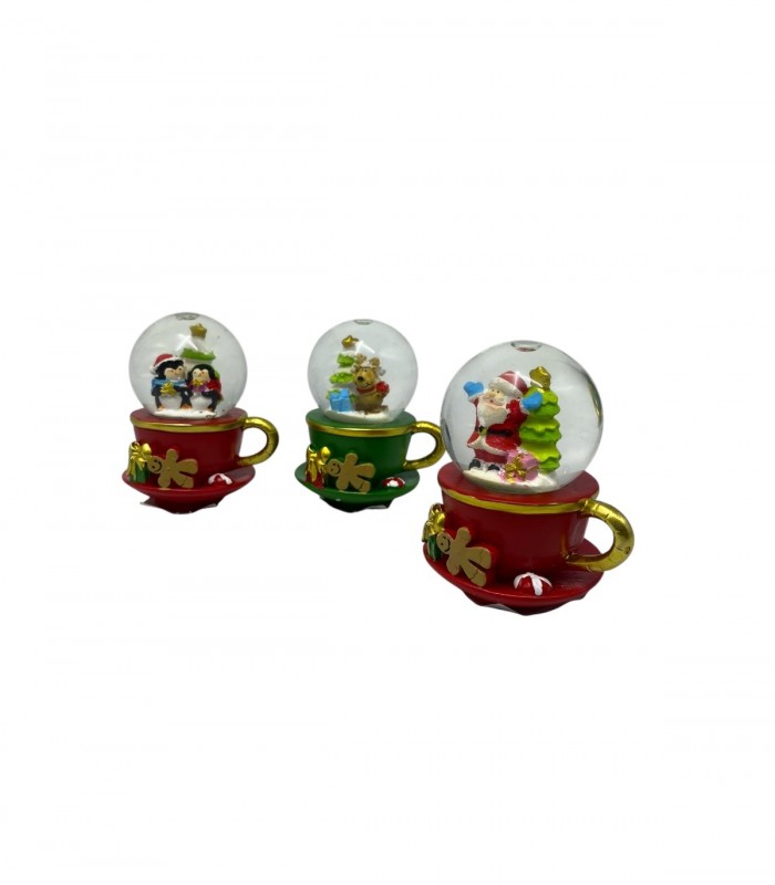 NAVIDAD PELOTA DE VIDRIO 1PCS (SUP1898)