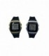 RELOJ C/ MALLA NEGRA (750N)