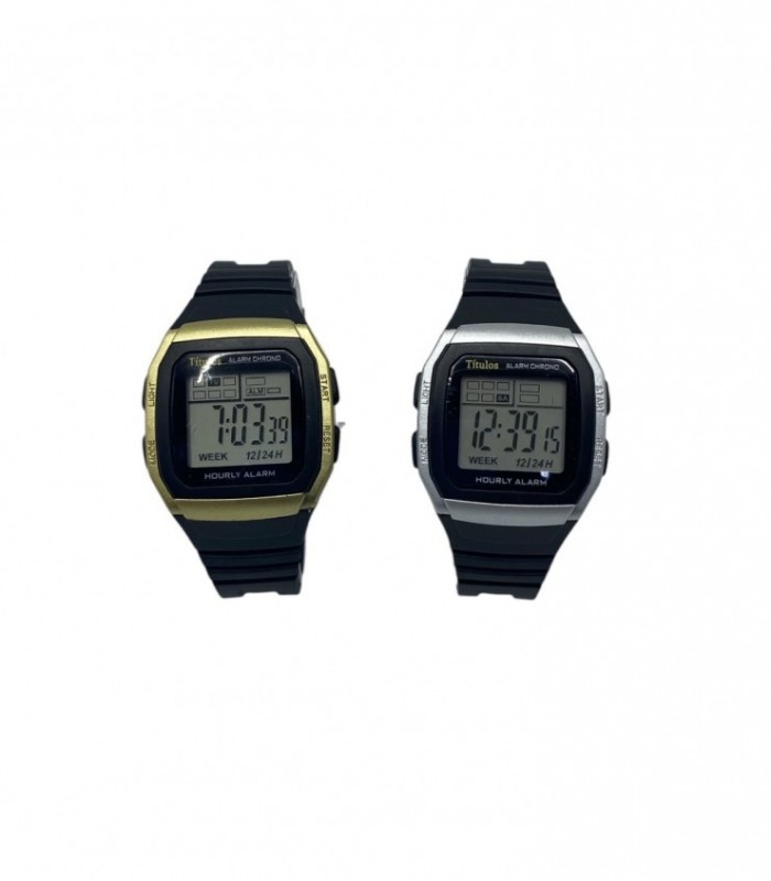 RELOJ C/ MALLA NEGRA (750N)