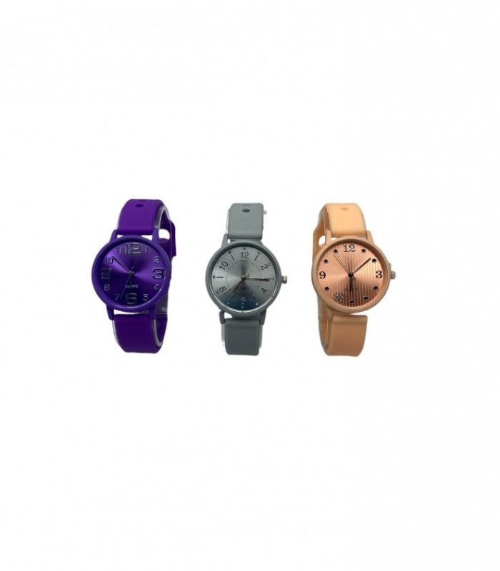 RELOJ C/ MALLA COLOR SURT. (1001)