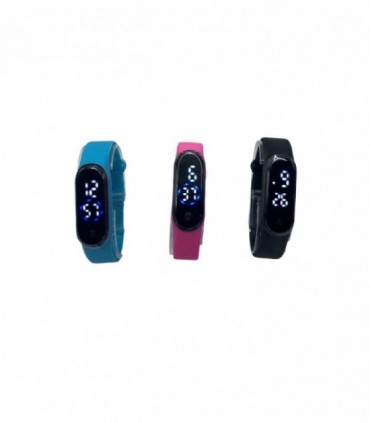 RELOJ C/ MALLA COLOR SURT. (C3)