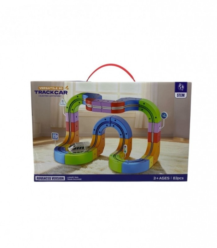 PISTA C/ TREN C/ IMAN 83PCS (333-25)