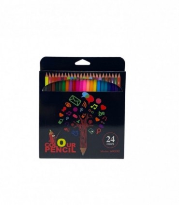 LAPIZ DE COLOR 24PCS (WR2082)