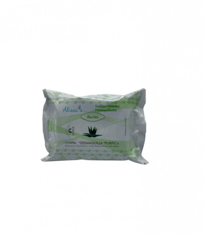PAPEL HUMEDO DESMAQUILLANTE 25PCS (AL25)