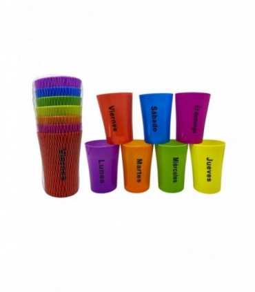 VASO DE PLASTICO 7PCS (SA18025)