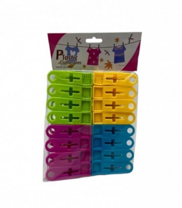 PRENDEDOR DE ROPA 16PCS (MK2122)