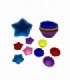 MOLDE DE SILICONA P/ TORTA 12PCS (YH023)